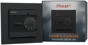 Heatit S-Control2 – termostat serwisowy do ogrzewania podłogowego